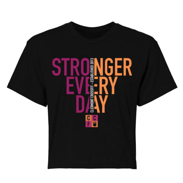 STRONGER EVERY DAY 2 - WOMEN'S CROP T-SHIRT - $HEV5Q7$ Thumbnail